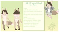 Fursona: Koffi the Fox-Raccoon