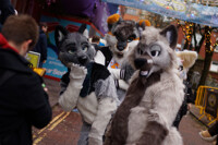 Doing something suspicious