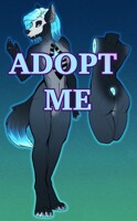Flat Rate Adopt - Spooky Will-O-Wisp Wolf Babe