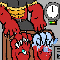 [GIF] Kuro and Shasta's Tickle Time Problems