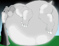 Elephant Inflation Part 5 Colored by Tofer18 -- Fur Affinity
