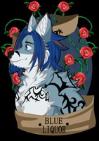 [YCH] Blue Liquor -Wolfy90