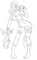 Double masking nurce Joy and Renamon