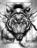 Hunger - Digital Pencil Artpiece