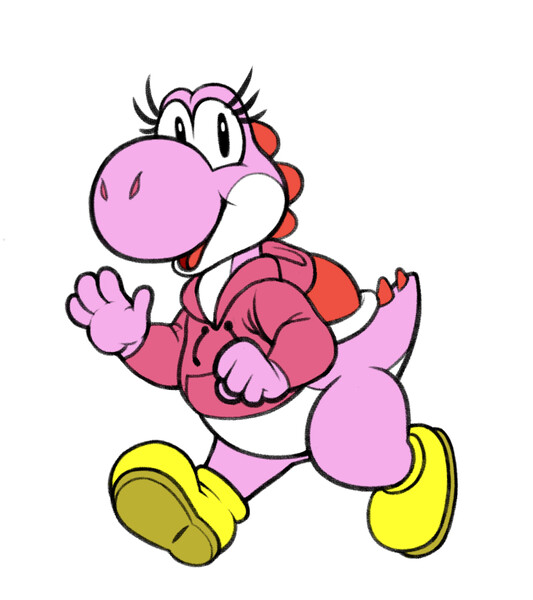 Super Mario: Pink Yoshi Egg 2D by Joshuat1306 on DeviantArt