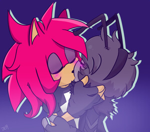 Sonic And Shadow But Gay by XxBennyBunnyxX -- Fur Affinity [dot] net