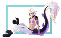 Shiro relaxing after a work out