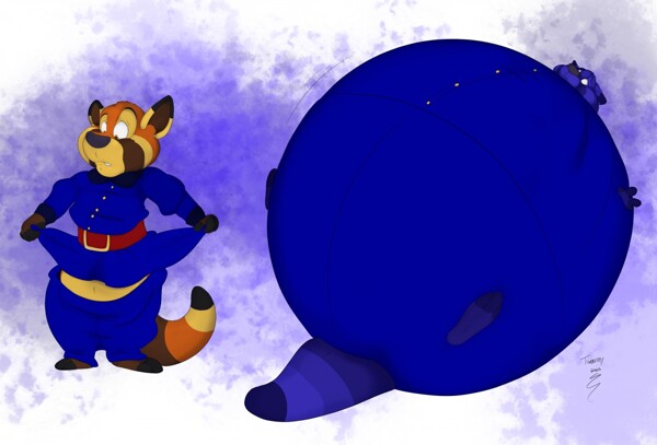 Talking Ben's Balloon Suit by SuperPac13 -- Fur Affinity [dot] net