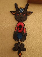 Glow in the Dark Perler Paw by murchman-creations -- Fur Affinity [dot] net