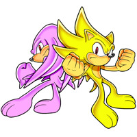 Super Sonic and Super Tails Fusion for hker021 by SonicSpirit128 -- Fur  Affinity [dot] net