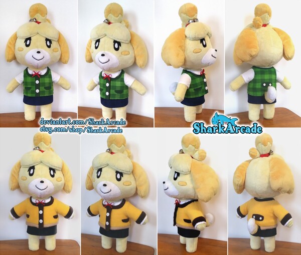 Handmade Animal Crossing Isabelle Plush Spring Autumn by BeepSheep Fur Affinity dot net