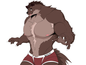 bara furry hunk jock