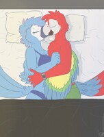 Embracing At Night