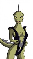 Lizard Woman swimsuit