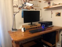 Rearranged PC station & new PC