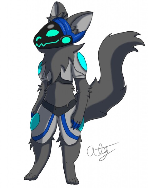 Dio pose protogen by DR4G0NW4RR10R -- Fur Affinity [dot] net