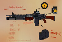 Halons Assault rifle.