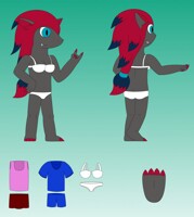 Maya reference sheet (fixed) by SomeWandomNoob -- Fur Affinity [dot] net