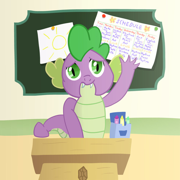 Spike's Magical Poop - My Dragon Pooped on my Homework! - Fimfiction