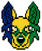 Flag Wolf St. Vincent and the Grenadines