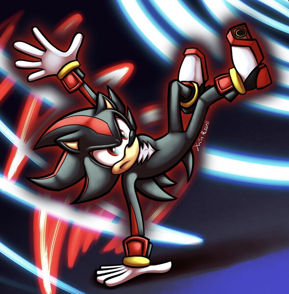 Shadow the hedgehog fanart by UndeadX -- Fur Affinity [dot] net