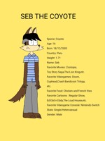 My Furson Seb the Coyote.