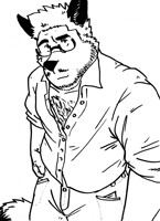 Handsome wuff (commission)