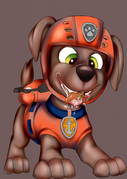 Paw Patrol - Zuma x Marshall by Rex100 -- Fur Affinity [dot] net