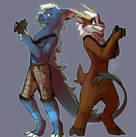 Razor and Cerunnus at work! By MuneAJ