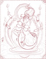 .:Sketch:. Oro Portrait WIP