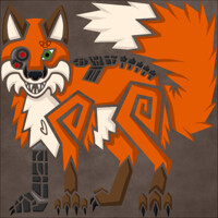 Stylized Monster Hunter Inspired Icon - Amarkovek