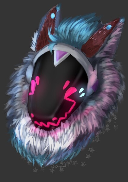 Protogen Headshot By Booficent Fur Affinity Dot Net