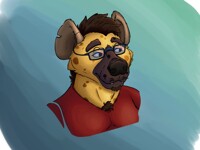 new fursona headshot