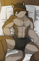 [C] Wolf Bed (Ver.underwear)