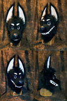 Goth Toy - Canine Head