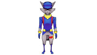 [F2U] sly cooper 3D pagedoll [GIF]