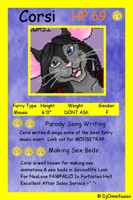 Official Corsi Traiding Card