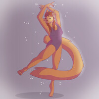 Commission by Nightsabra: Quiet pose