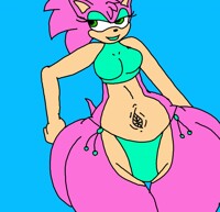 R: Beach Babe Amy Rose