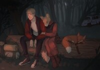 Crashing in the woods