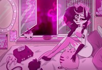 Lofi pink aesthetic