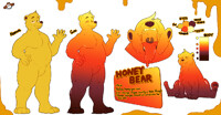 [Comm] - Honey Bear ref sheet