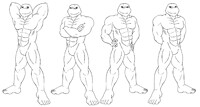 TMNT (sfw lineart)