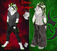 Re draw Virus (left new, right old art)