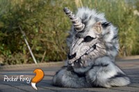 Unicorn skull Fursuit head