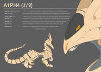 Commission - A1PH4 Character Sheet (No Wings)