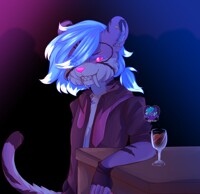 "Want a drink sweetie?" [fursona]