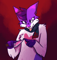Trashbag with a knife
