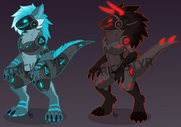 experimenting with protogens more so heres designs up for adoption