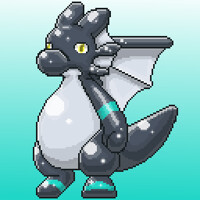 Black dragon (pixel)